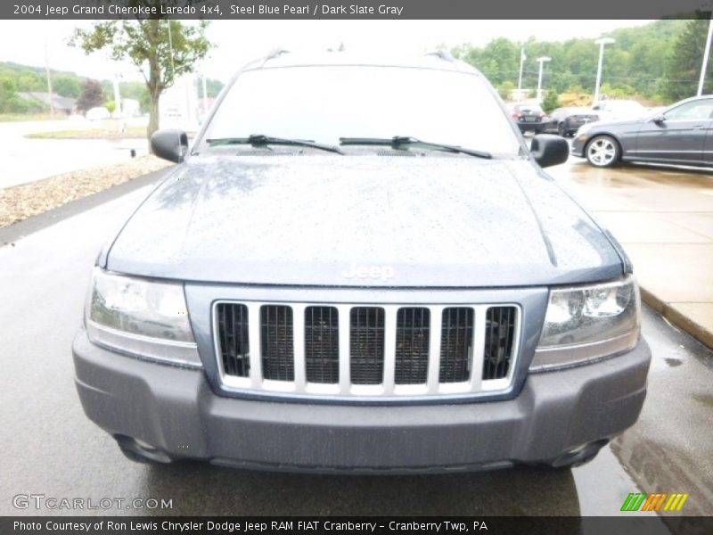 Steel Blue Pearl / Dark Slate Gray 2004 Jeep Grand Cherokee Laredo 4x4