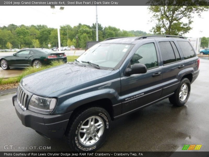 Steel Blue Pearl / Dark Slate Gray 2004 Jeep Grand Cherokee Laredo 4x4