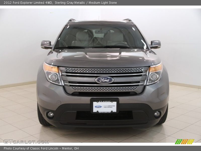 Sterling Gray Metallic / Medium Light Stone 2012 Ford Explorer Limited 4WD