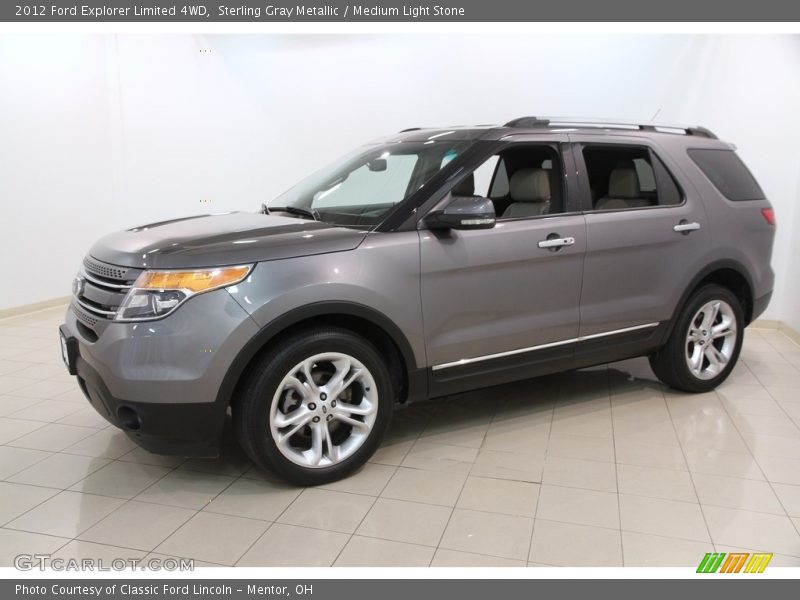 Sterling Gray Metallic / Medium Light Stone 2012 Ford Explorer Limited 4WD