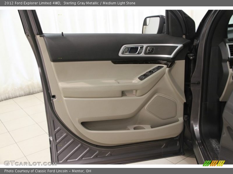Sterling Gray Metallic / Medium Light Stone 2012 Ford Explorer Limited 4WD