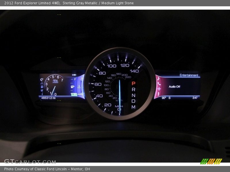 Sterling Gray Metallic / Medium Light Stone 2012 Ford Explorer Limited 4WD
