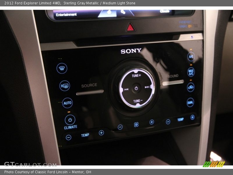 Sterling Gray Metallic / Medium Light Stone 2012 Ford Explorer Limited 4WD