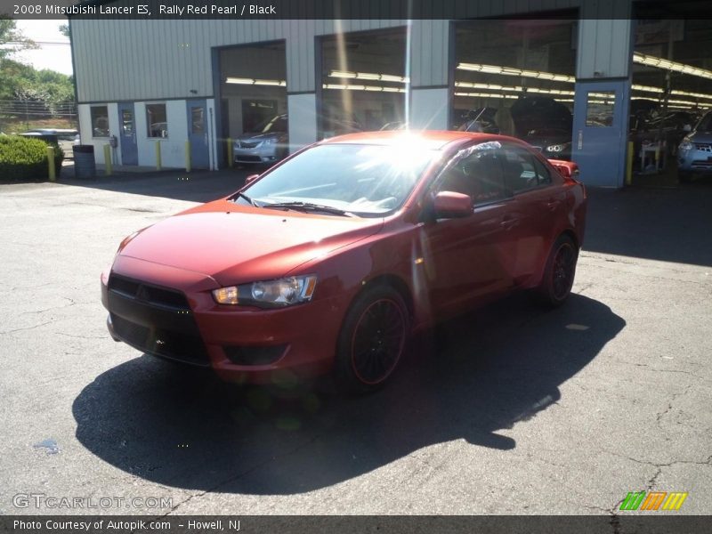Rally Red Pearl / Black 2008 Mitsubishi Lancer ES
