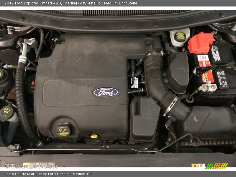 Sterling Gray Metallic / Medium Light Stone 2012 Ford Explorer Limited 4WD
