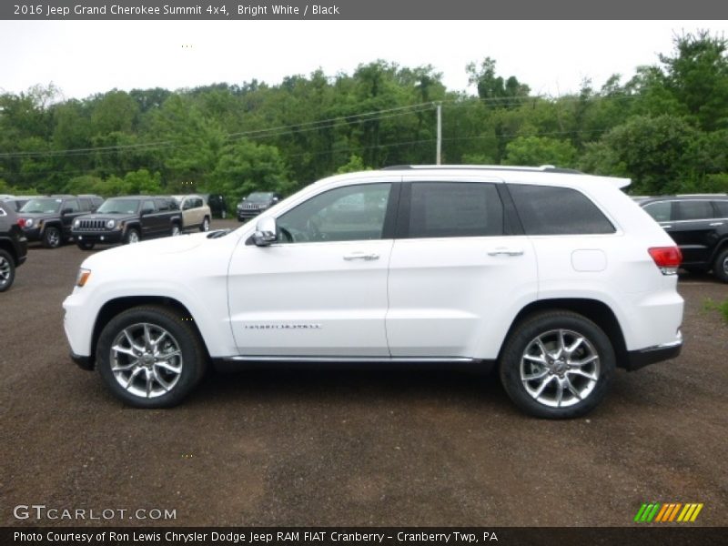 Bright White / Black 2016 Jeep Grand Cherokee Summit 4x4