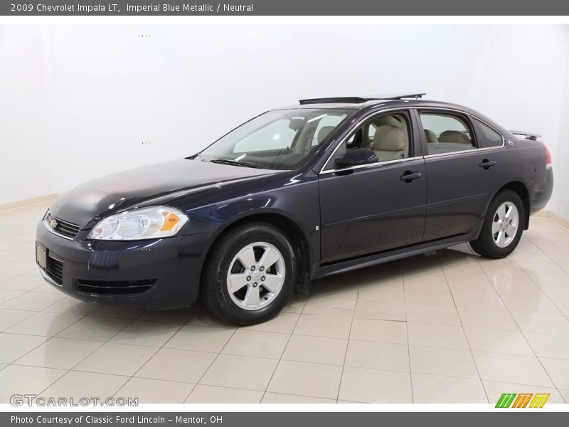 Imperial Blue Metallic / Neutral 2009 Chevrolet Impala LT
