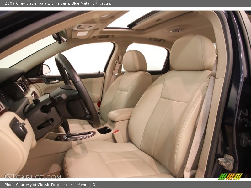 Imperial Blue Metallic / Neutral 2009 Chevrolet Impala LT