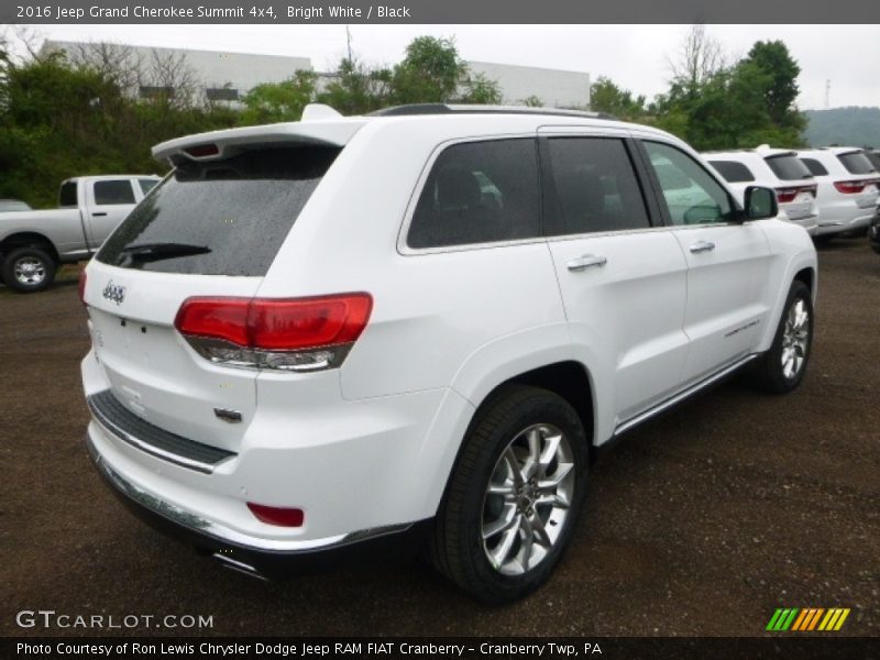 Bright White / Black 2016 Jeep Grand Cherokee Summit 4x4