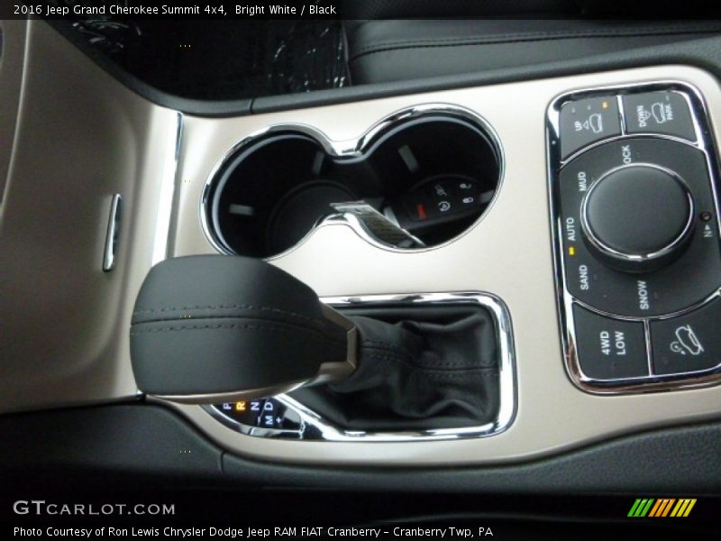 Bright White / Black 2016 Jeep Grand Cherokee Summit 4x4