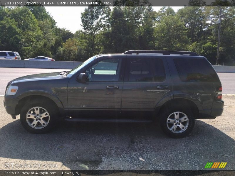 Black Pearl Slate Metallic / Black 2010 Ford Explorer XLT 4x4