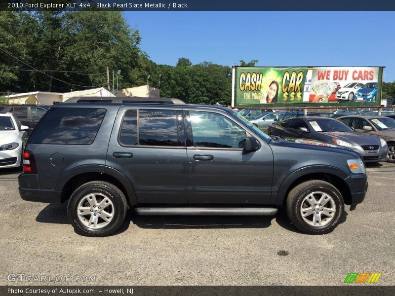 Black Pearl Slate Metallic / Black 2010 Ford Explorer XLT 4x4