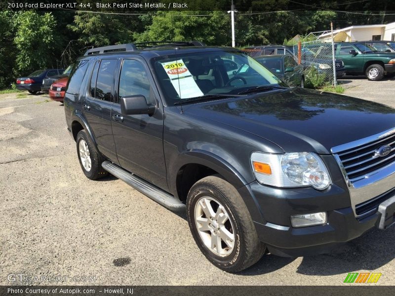 Black Pearl Slate Metallic / Black 2010 Ford Explorer XLT 4x4
