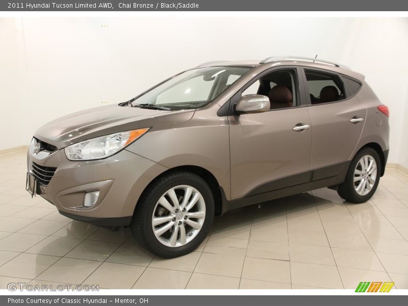 Chai Bronze / Black/Saddle 2011 Hyundai Tucson Limited AWD