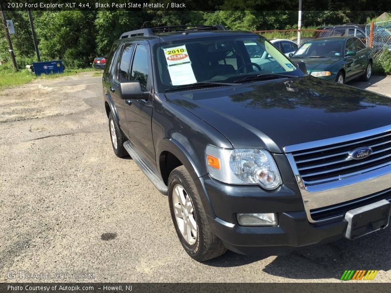 Black Pearl Slate Metallic / Black 2010 Ford Explorer XLT 4x4