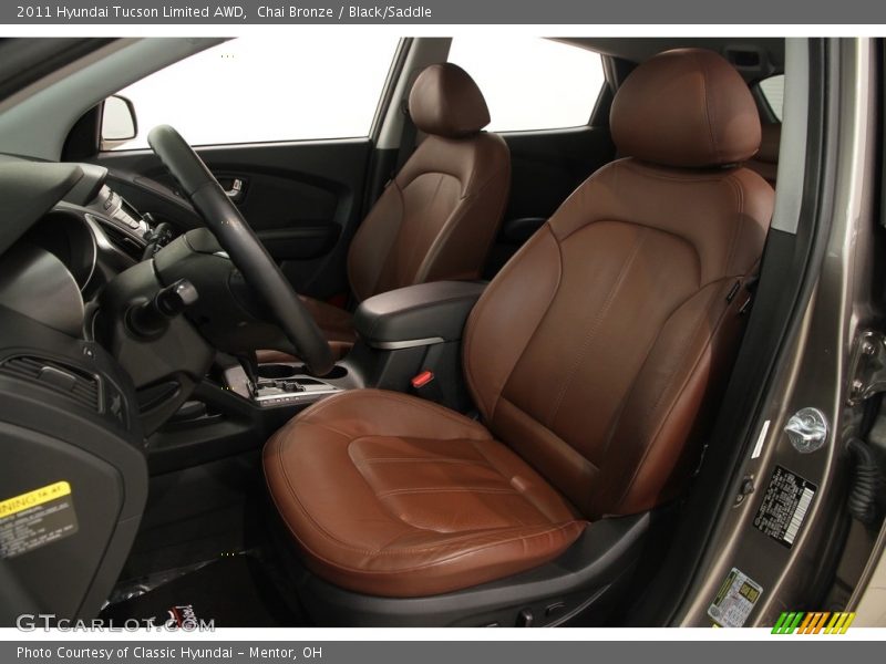 Chai Bronze / Black/Saddle 2011 Hyundai Tucson Limited AWD