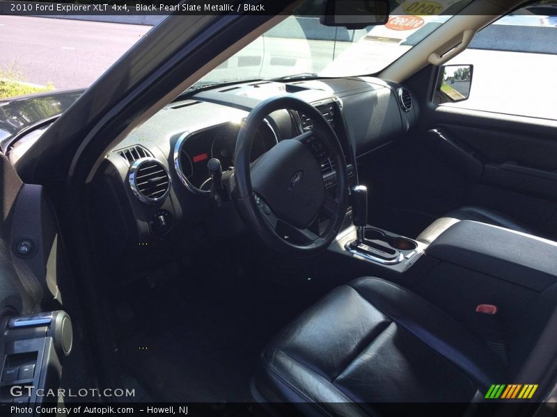 Black Pearl Slate Metallic / Black 2010 Ford Explorer XLT 4x4