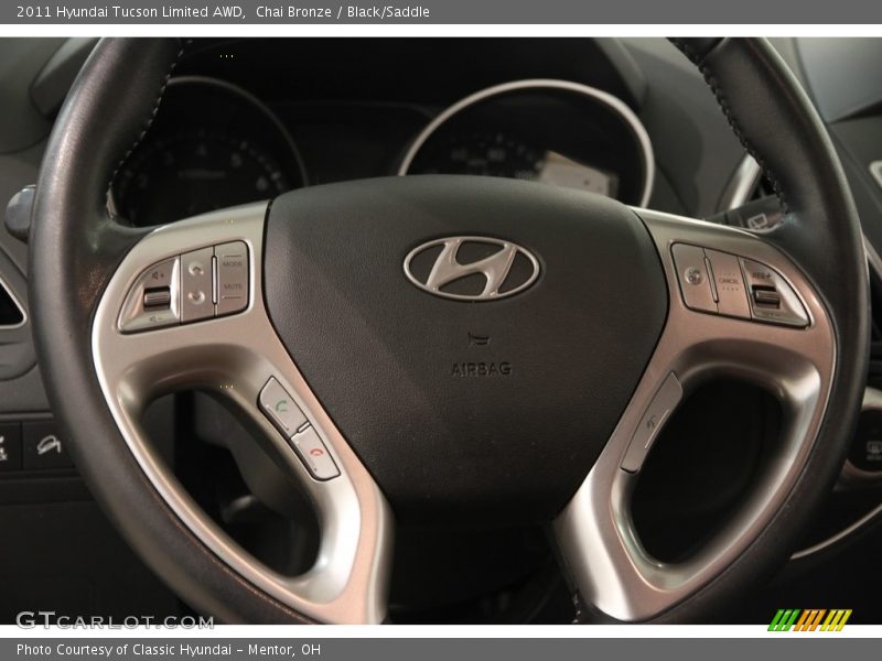Chai Bronze / Black/Saddle 2011 Hyundai Tucson Limited AWD