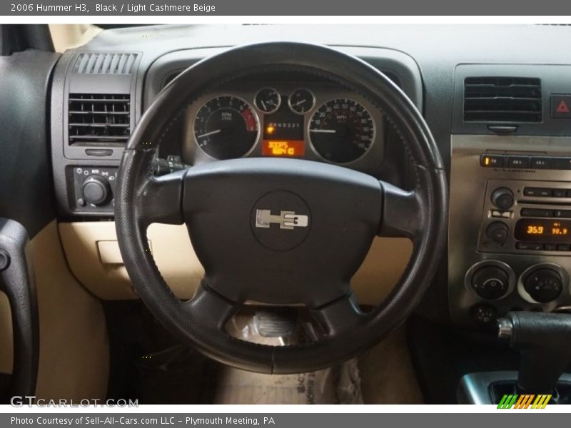 Black / Light Cashmere Beige 2006 Hummer H3