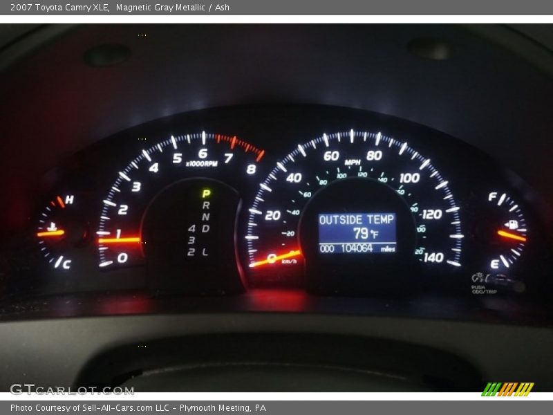 Magnetic Gray Metallic / Ash 2007 Toyota Camry XLE