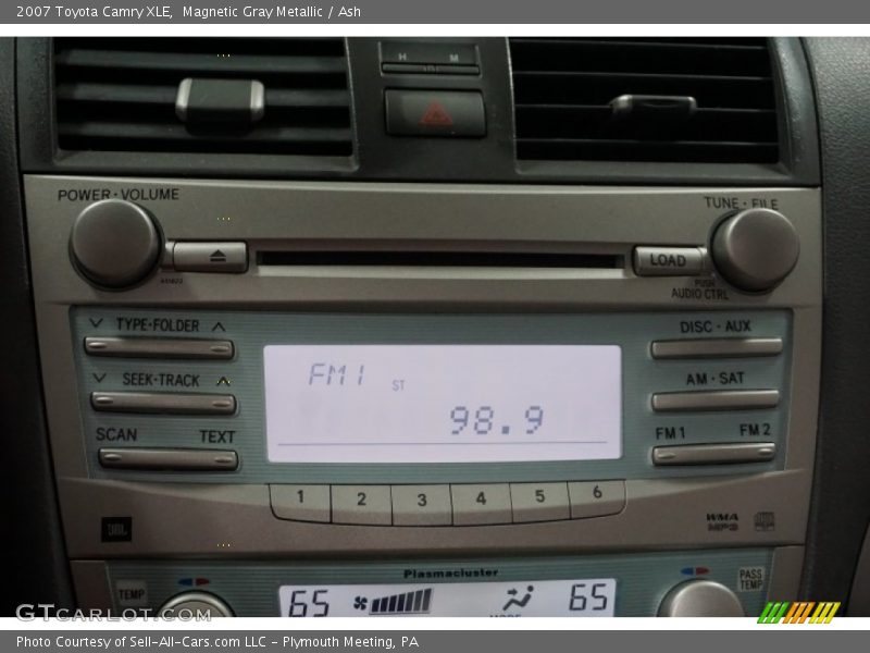 Magnetic Gray Metallic / Ash 2007 Toyota Camry XLE
