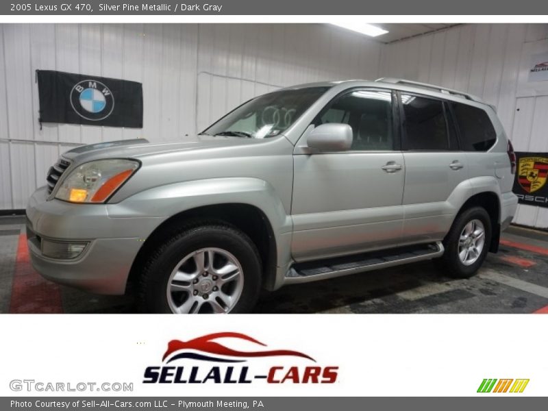 Silver Pine Metallic / Dark Gray 2005 Lexus GX 470