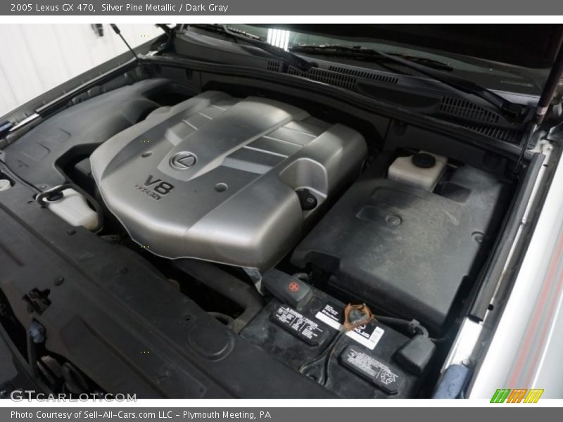 Silver Pine Metallic / Dark Gray 2005 Lexus GX 470