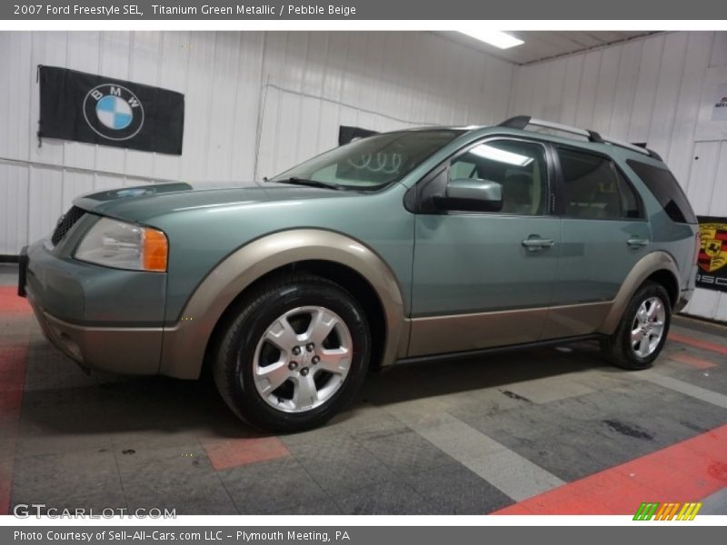 Titanium Green Metallic / Pebble Beige 2007 Ford Freestyle SEL