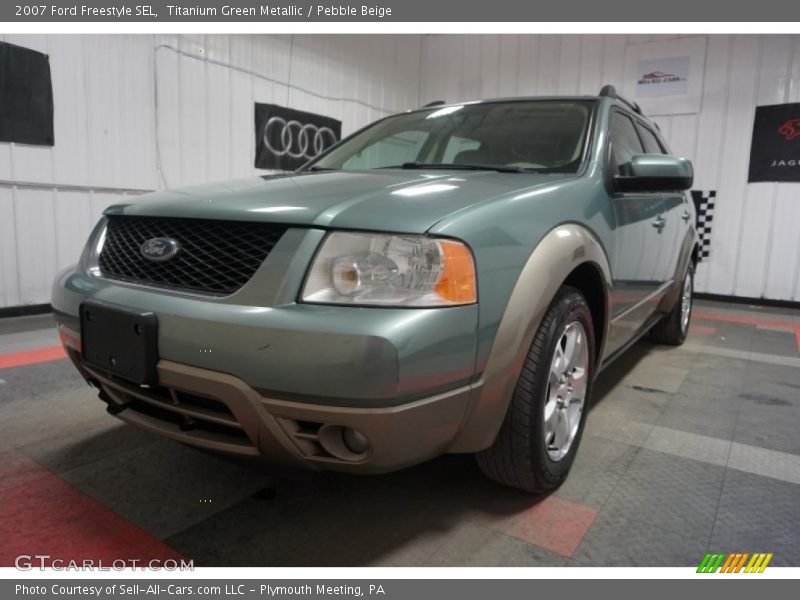 Titanium Green Metallic / Pebble Beige 2007 Ford Freestyle SEL
