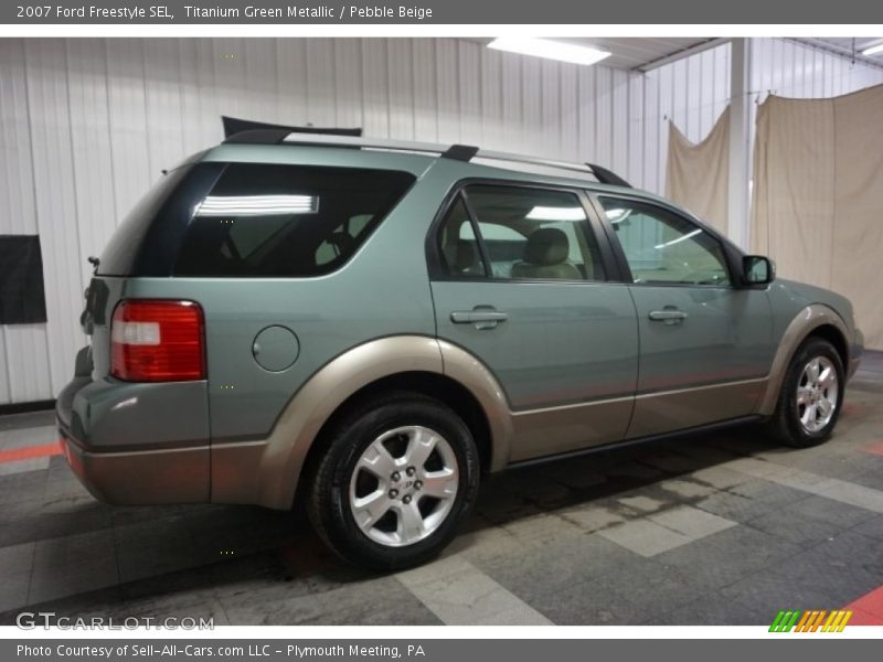 Titanium Green Metallic / Pebble Beige 2007 Ford Freestyle SEL