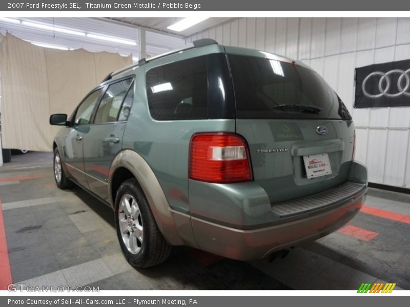Titanium Green Metallic / Pebble Beige 2007 Ford Freestyle SEL