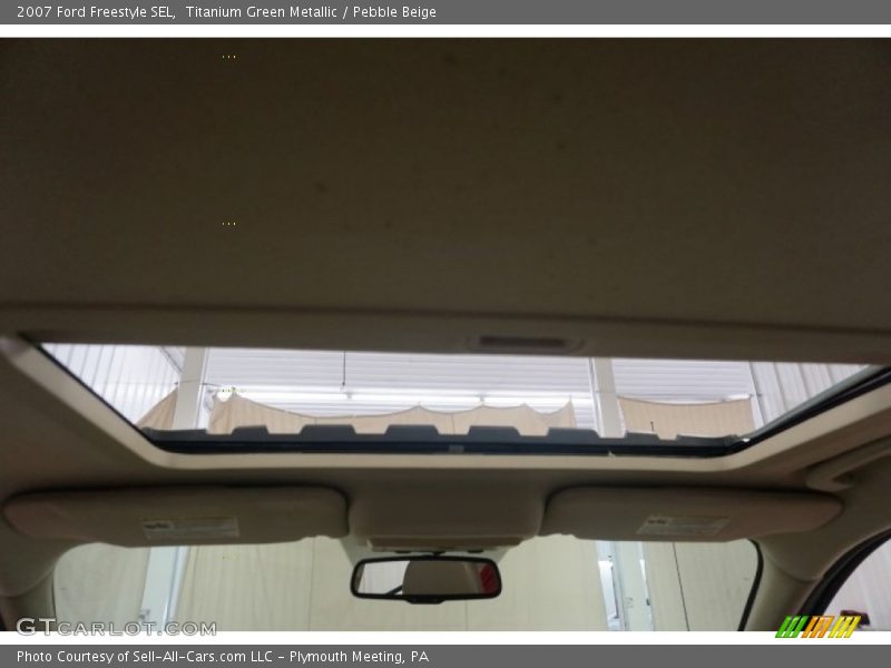 Titanium Green Metallic / Pebble Beige 2007 Ford Freestyle SEL