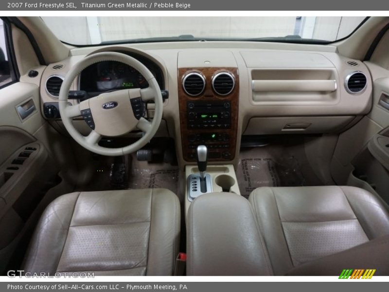 Titanium Green Metallic / Pebble Beige 2007 Ford Freestyle SEL