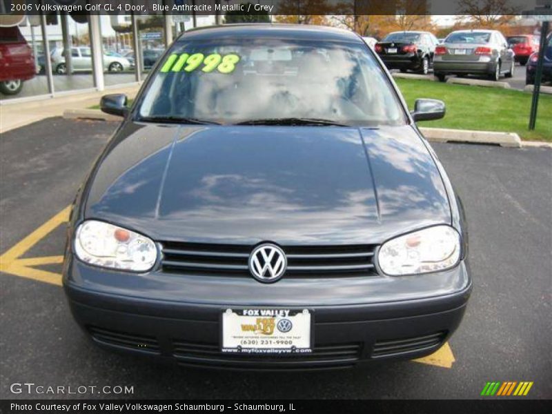 Blue Anthracite Metallic / Grey 2006 Volkswagen Golf GL 4 Door