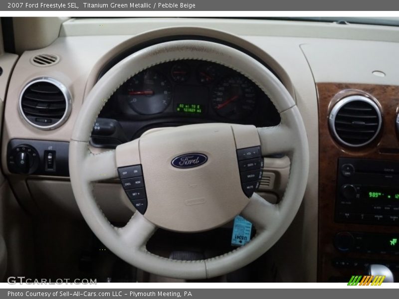 Titanium Green Metallic / Pebble Beige 2007 Ford Freestyle SEL