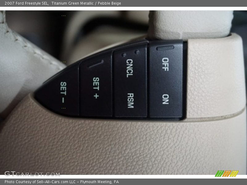 Titanium Green Metallic / Pebble Beige 2007 Ford Freestyle SEL