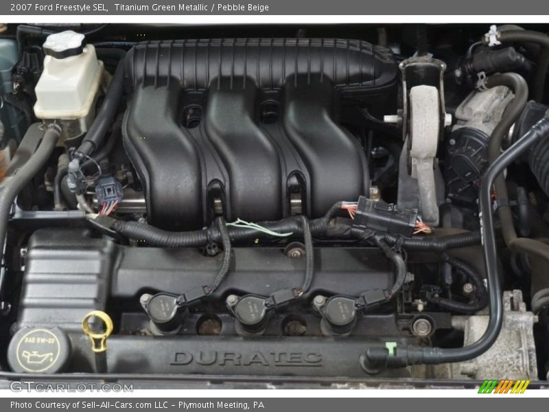 Titanium Green Metallic / Pebble Beige 2007 Ford Freestyle SEL