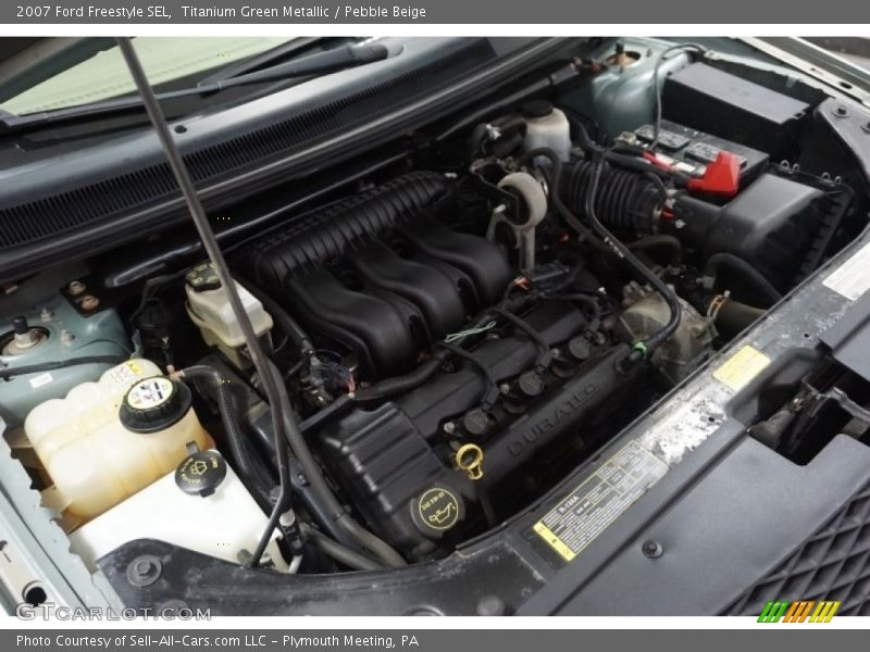 Titanium Green Metallic / Pebble Beige 2007 Ford Freestyle SEL