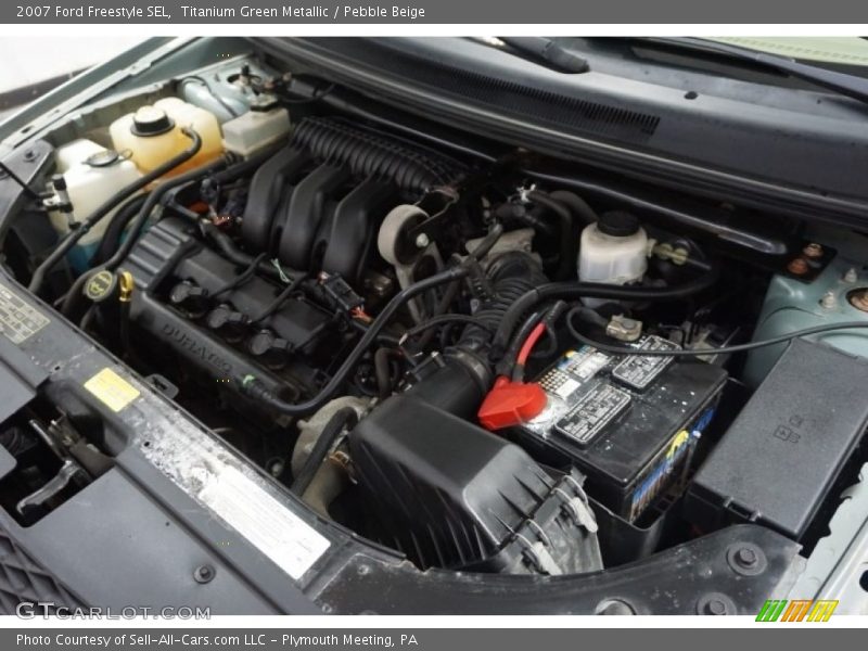 Titanium Green Metallic / Pebble Beige 2007 Ford Freestyle SEL