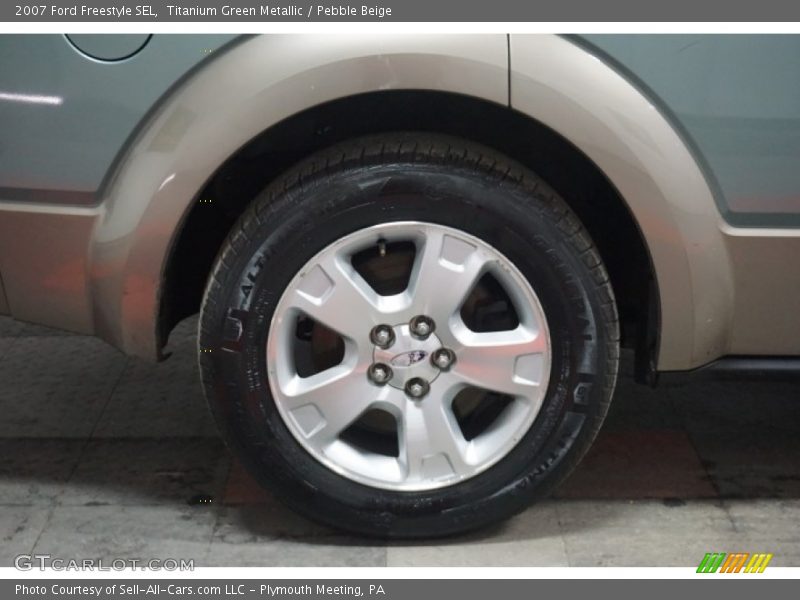 Titanium Green Metallic / Pebble Beige 2007 Ford Freestyle SEL