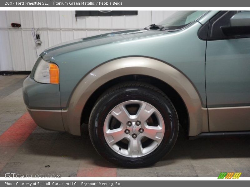 Titanium Green Metallic / Pebble Beige 2007 Ford Freestyle SEL