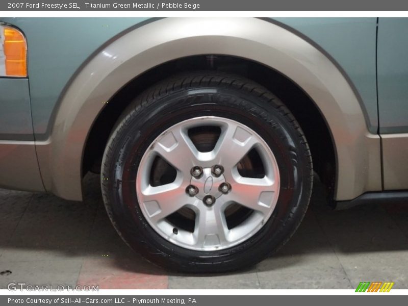 Titanium Green Metallic / Pebble Beige 2007 Ford Freestyle SEL