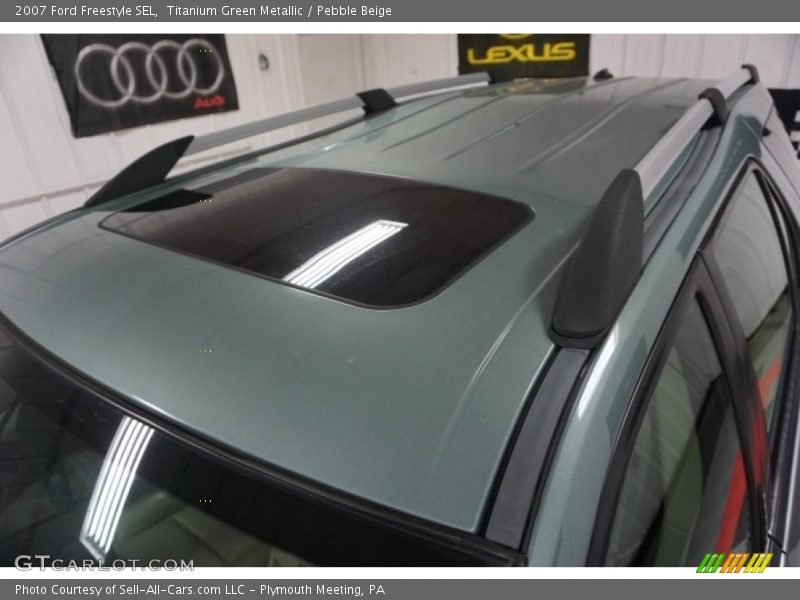Titanium Green Metallic / Pebble Beige 2007 Ford Freestyle SEL