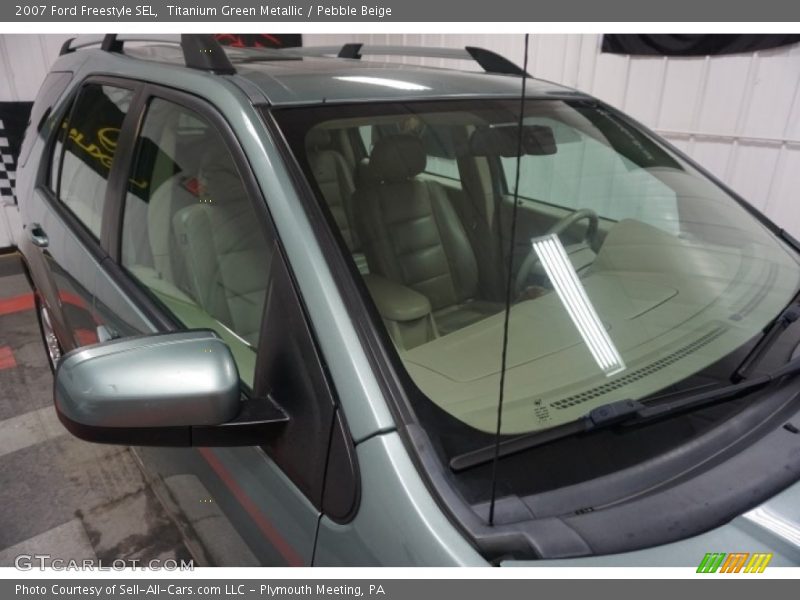 Titanium Green Metallic / Pebble Beige 2007 Ford Freestyle SEL