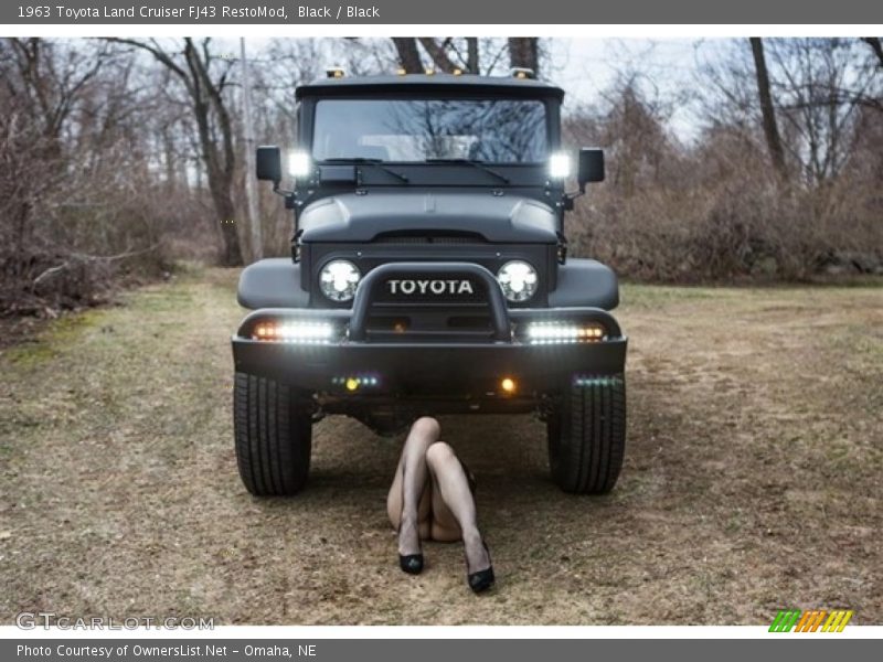 Black / Black 1963 Toyota Land Cruiser FJ43 RestoMod