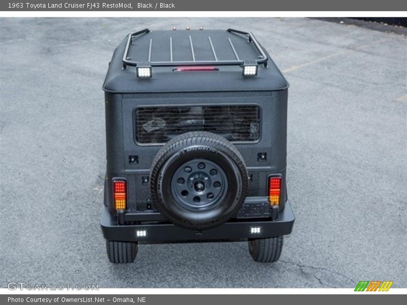 Black / Black 1963 Toyota Land Cruiser FJ43 RestoMod