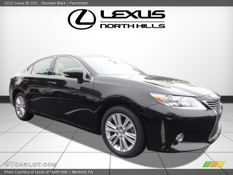 Obsidian Black / Parchment 2013 Lexus ES 350