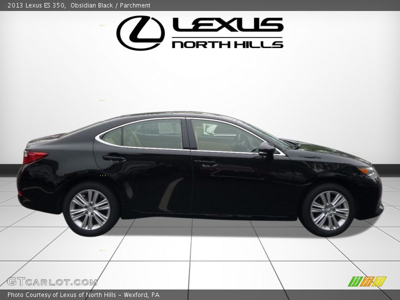 Obsidian Black / Parchment 2013 Lexus ES 350