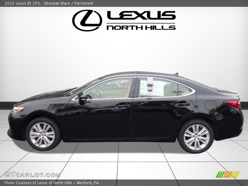 Obsidian Black / Parchment 2013 Lexus ES 350