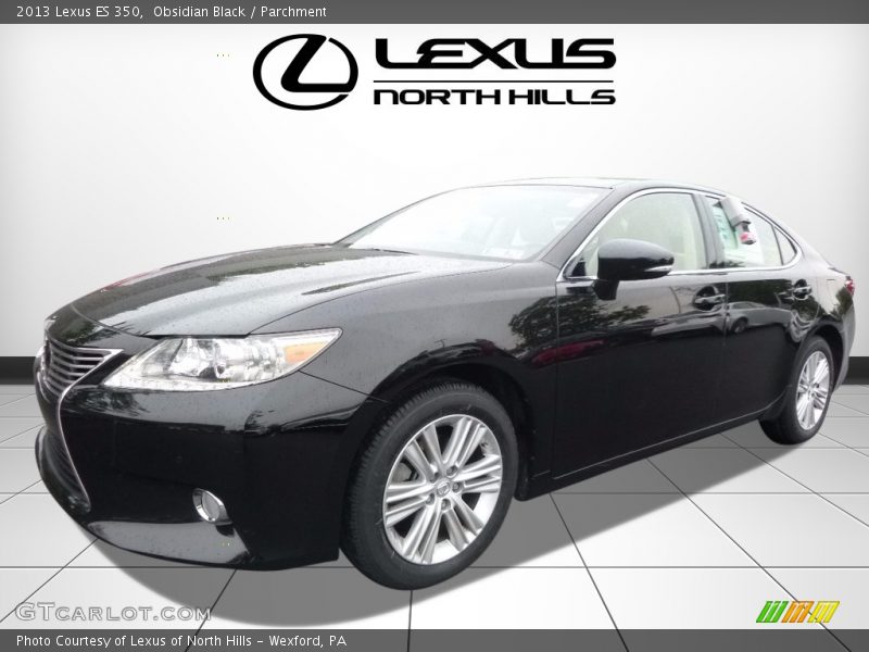 Obsidian Black / Parchment 2013 Lexus ES 350